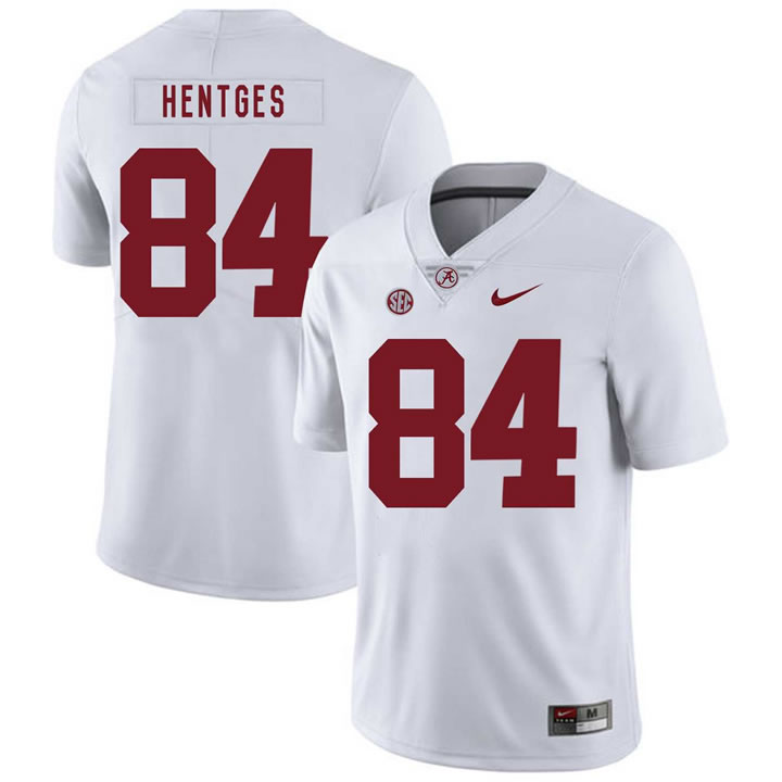 Alabama Crimson Tide 84 Hale Hentges White Nike College Football Jersey Dzhi,We sell and wholesale Alabama Crimson Tide 84 Hale Hentges White Nike College Football Jersey Dzhi on line form chian!